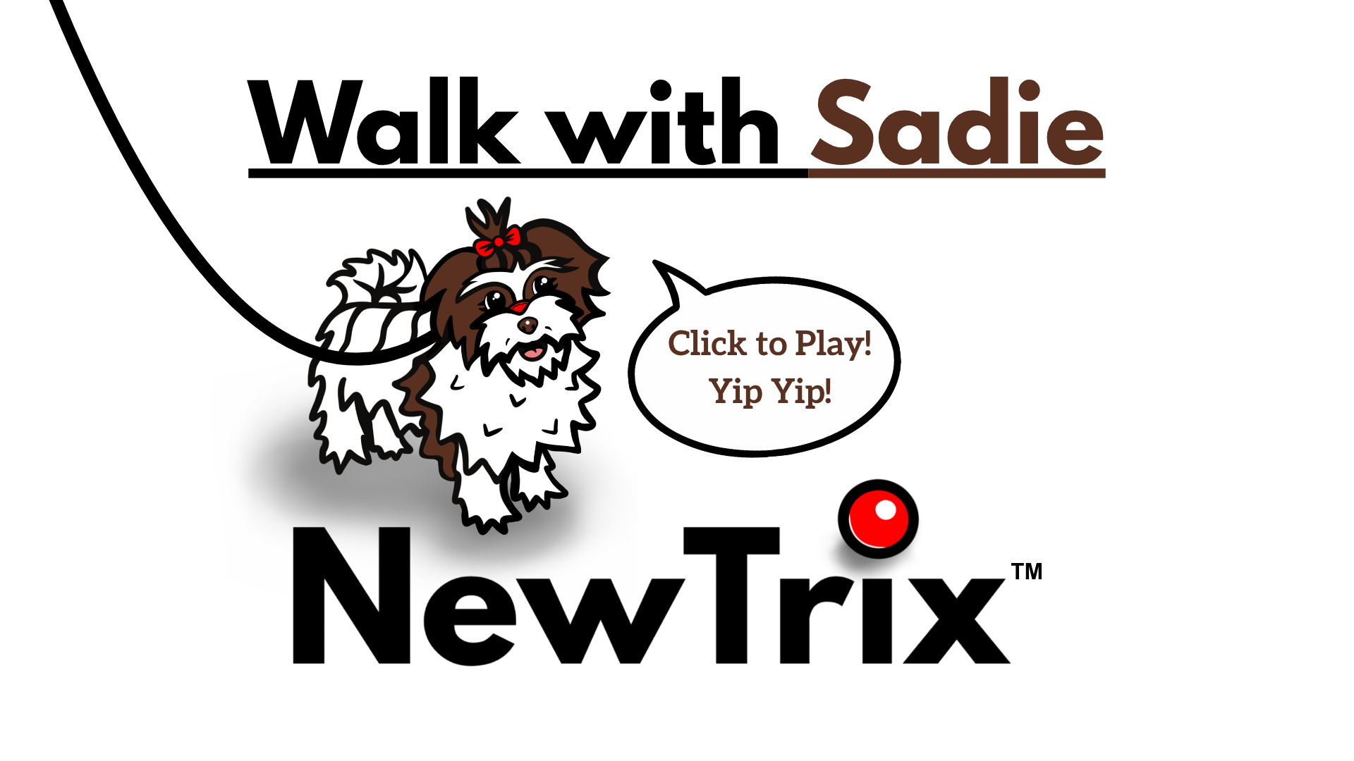 Load video: video of a woman walking with dog wearing the NewTrix Dog halter