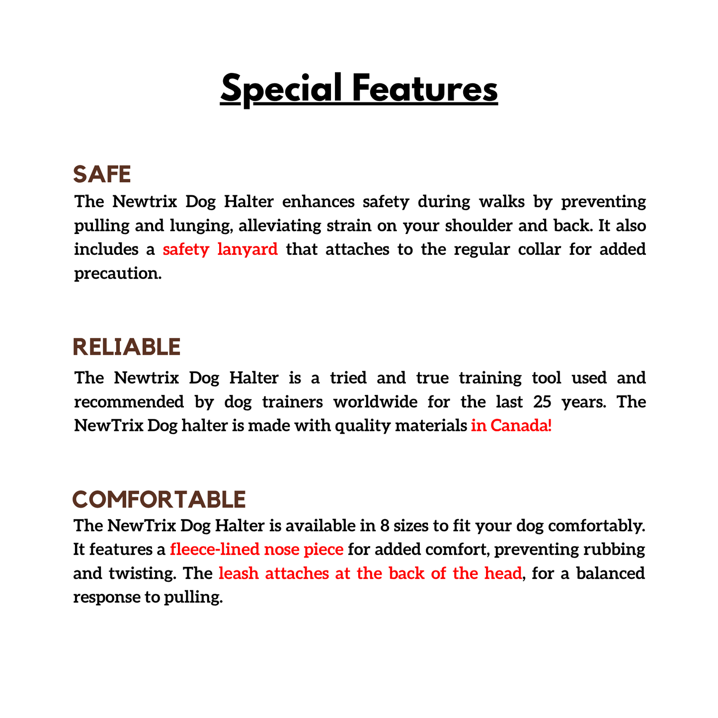 The NewTrix Dog Halter